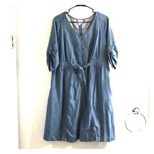 Denim Maternity Dress
